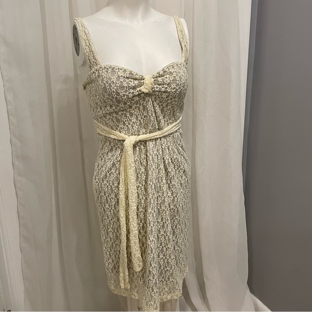 Free people lace overlay sundress with spaghetti strap… Size small